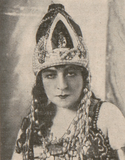 A, Szafrańska jako Dalila w operze Samson i Dalila Opera Poznańska (Świat, nr 31, 1930)