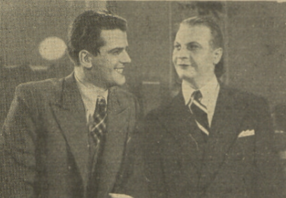 A. Brodzisz S. Sielański w filmie Pan redaktor szaleje (1937)