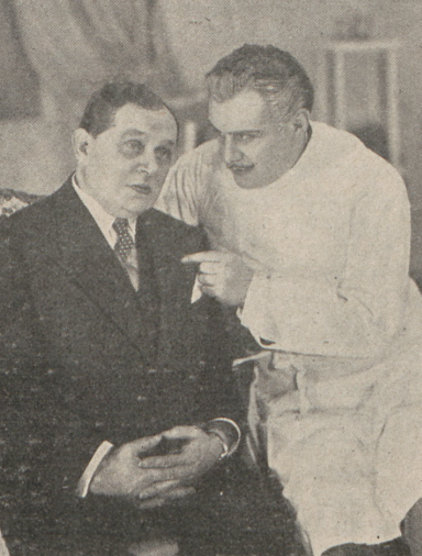 A. Fernter S. Hnydziński w sztuce Kłopoty Bourrachona T. Letni Warszawa (Świat, nr 47, 1931)