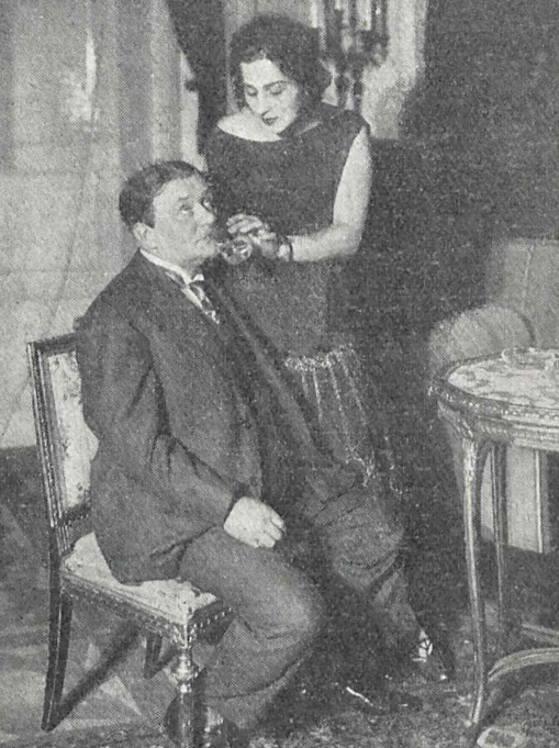 A. Fertner M. Kmińska w sztuce Najszczęśliwszy z ludzi . Letni Warszawa (Świat, nr 24, 1925)