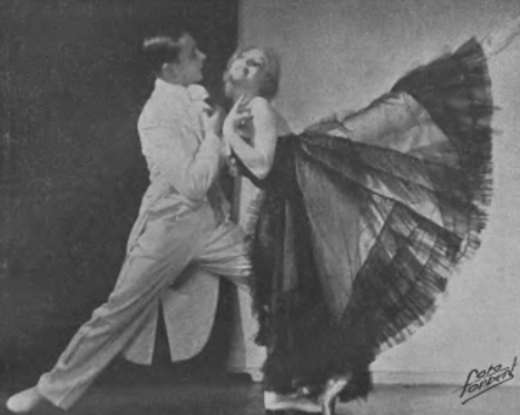 A. Śnieżyński M. Michalska tancerze Opery Warszawskiej (Tygodnik Ilustrowany nr 1 1939)