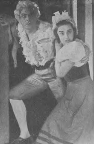 A. Żabczyński I. Eichlerówna w sztuce Madame Sans Gene T. Letni Warszawa (Tygodnik Ilustrowany nr 6, 1939)