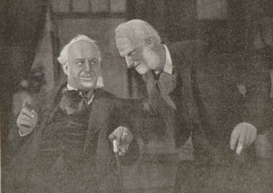 A. Zelwerowicz i M. Maszyński w sztuce Hau Hau T. Mały Warszawa 1923 (Świat nr 24, 1923)
