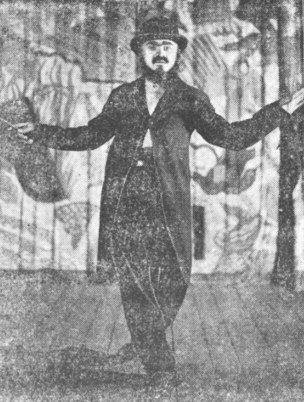 Adolf Dymasza w rewi Sałatka majowa t. Qui pro Quo (ABC nr 157, 10.06.1927)