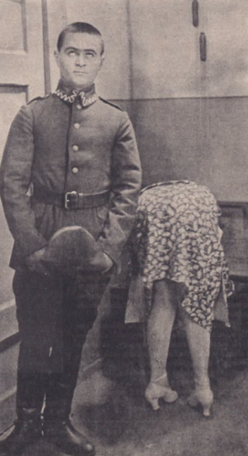 Adolf Dymsza w filmie Ułani ułani chłopcy malowani (Ilustracja polska nr 65, 1931)
