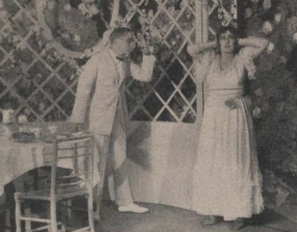 Aleksander Węgierko i Maria Malicka w sztuce Świt dzień i noc (T. Mały Warszawa 1923)