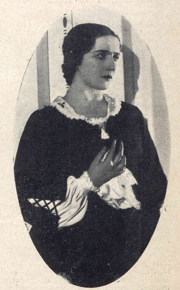 Alina Halska w sztuce Fantazy T. Narodowy Warszawa (Świat, nr 10, 1929)
