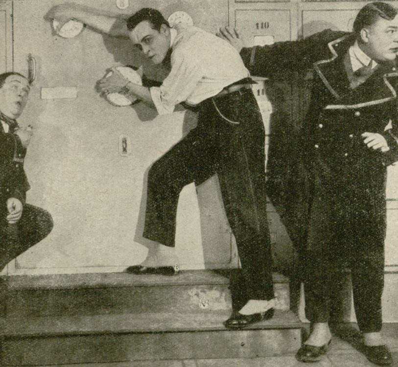 Antoni Fertner Juliusz Łuszczewski Czesław Skonieczny w sztuce Tajemniczy James T. Ćwiklińskiej i Fertnera Warszawa (Ilustracja nr 11, 1927)