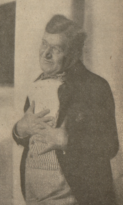 Antoni Fertner (Mrozik) w sztuce Wesele Fonsia (T. Polski Warszawa, 1920) (Świat, nr 39 1920)