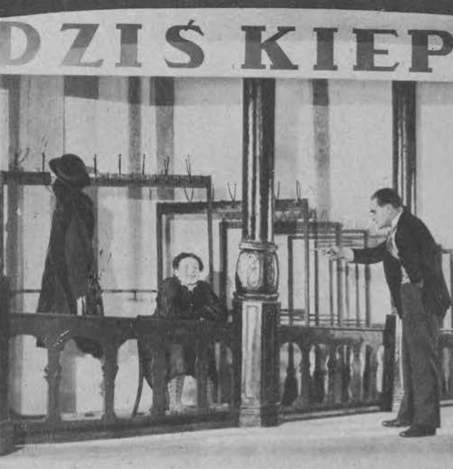 D. Kalinówna, A. Dymsza w skeczu Dziś Kiepura t. Qui pro Quo (Głos poranny dod. ilustr. 22.03.1931)