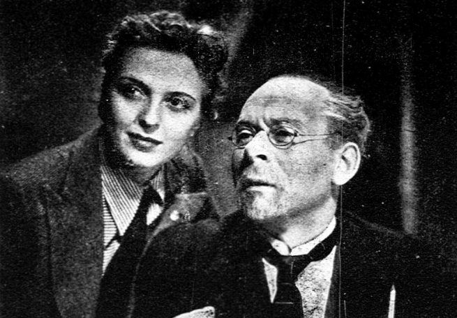 E. Barszczewska i M. Znicz w filmie Kłamstwo Krystyny (1939)
