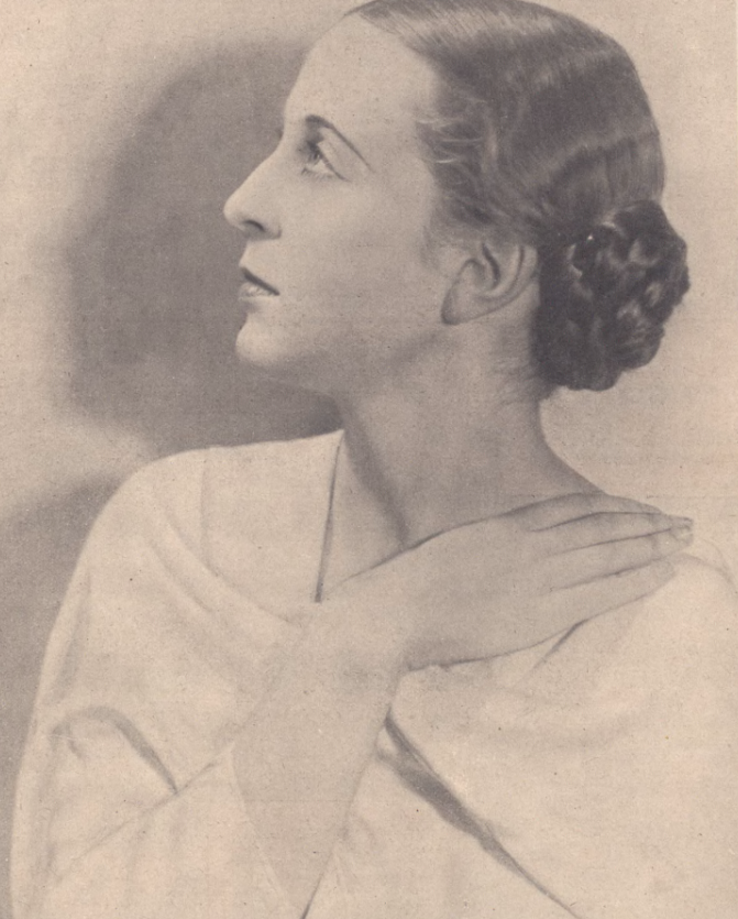 Elżbieta Barszczewska (Ilustracja Polska nr 41, 1935)