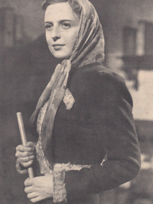 E. Barszczewska J. Śliwiński w scenie z filmu Kłamstwo Krystyny (Ilustracja Polska nr 2, 1939)