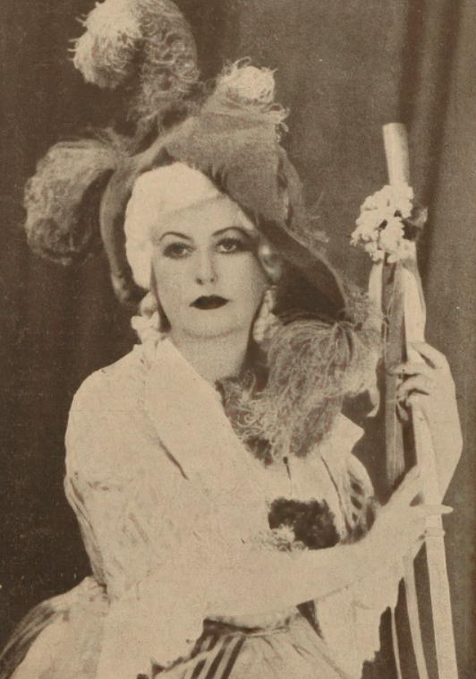 Ewa Bandrowska- Turska w operze Markiza T. Wielki Warszawa (Świat, nr 19, 1937)