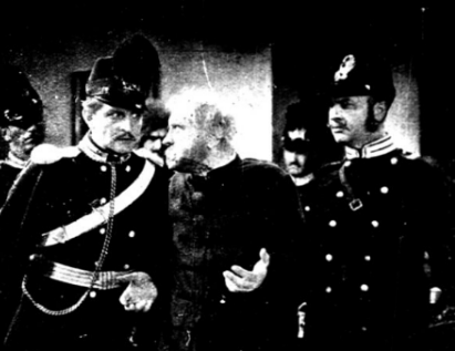 F. Brodniewicz J. Orwid S. Sielański w filmie Wierna rzeka (1936)