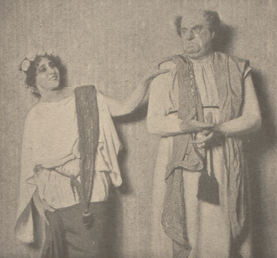 F. Pichor (pani Ateńska), M. Frenkiel (Liczykrupa) w sztuce Babie koło T. Rozmaitości Warszawa 1920 (Swiat 1920 nr 8)