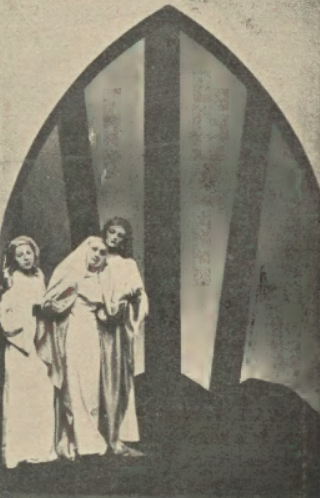 H. Gallowa, S. Gintelówna, J., Gozdecka w sztuce Golgota T. Bogusławskiego Kalisz (Świat, nr 18, 1937)