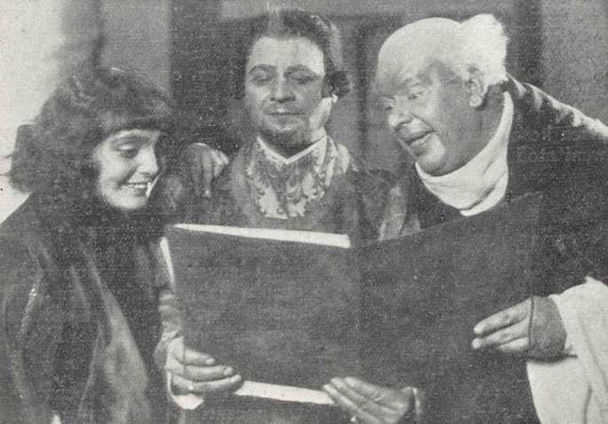 H. Gromnicka, W. Kuncewicz, A. Zelwerowicz w sztuce Odrodzenie T. Polski Warszawa (Świat nr 2, 1925)