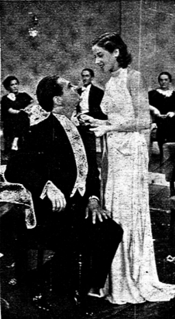 H. Grossówna i E. Bodo w filmie Dwa dni w raju (1936)