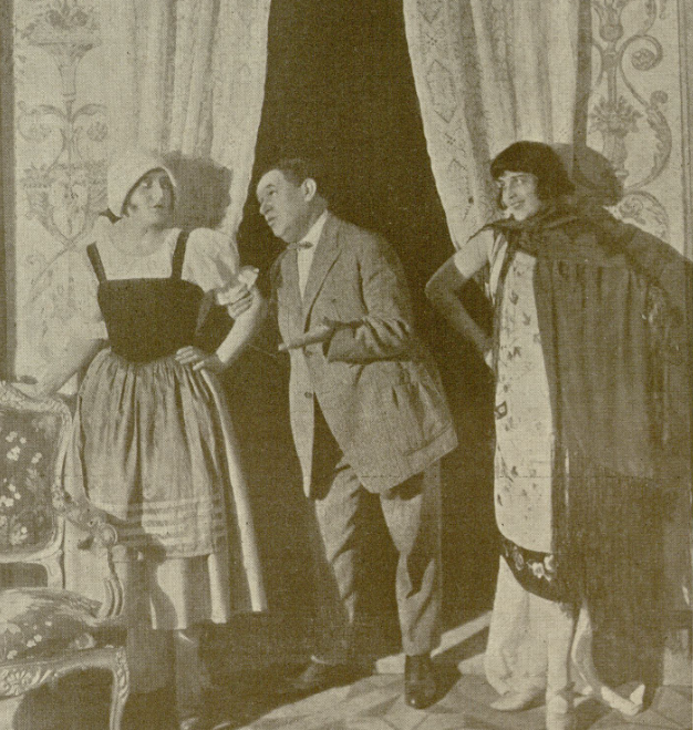 H. Peszyńska, A. Fertner, M. Gorczyńska w sztuce Kurnik T. Letni Warszawa (Ilustracja nr 5, 1925)