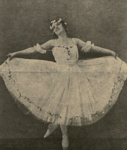 H. Szolcówna w balecie Szopeniana w Operze Warszawskiej 1925 ( Nowości Ilustrowane 1925, nr 12)