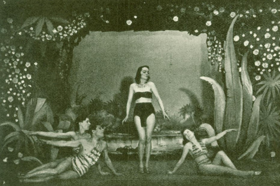 Hanka Brzezińska (program teatralny w rewii W promieniach słonca T. Maska, Warszawa, 1942 ) www.encyklopediateatru