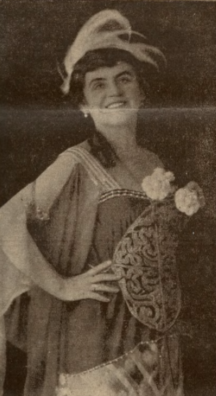 Helena Łowczyńska w partii Eleonory w Trubadurze 1925 (Nowości Ilustrowane 1925, nr 35)