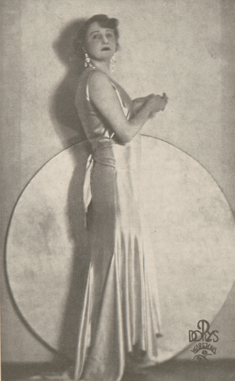 Helena Makowska Królowa Mody na balu W Hotelu Europejskim (Świat, nr 4 , 1930)