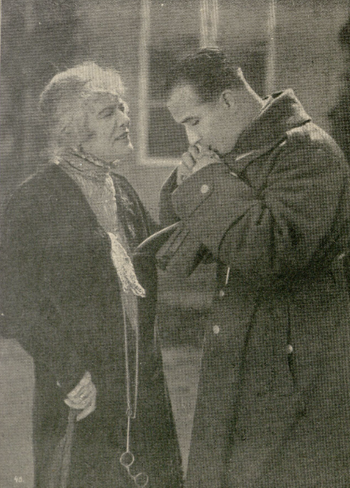 Helena Marcello- Palińska i Bolesław Mierzejewski w filmie Przedwiośnie (Ilustracja nr 39, 1928)
