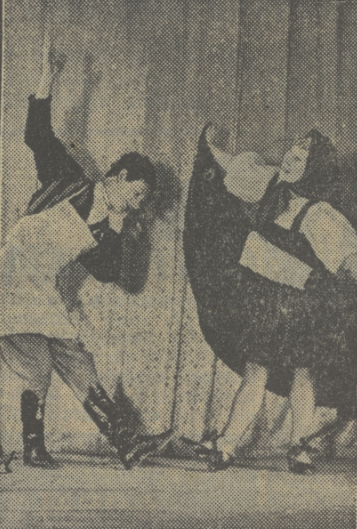 I. Soboltówna E. Wojnar w Humoresce w operetce Roxy i jej drużyna T. 8.15. (Dobry wieczór! Kurier czerwony nr 12, 1939)