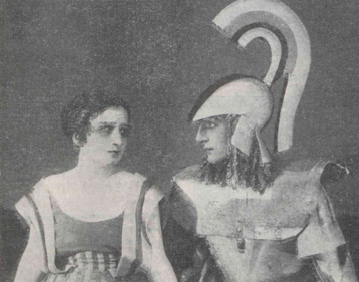 I. Solska J. Strachocki w sztuce Achilles T. im. Bogusławskiego Warszawa (Świat, nr 48, 1925)