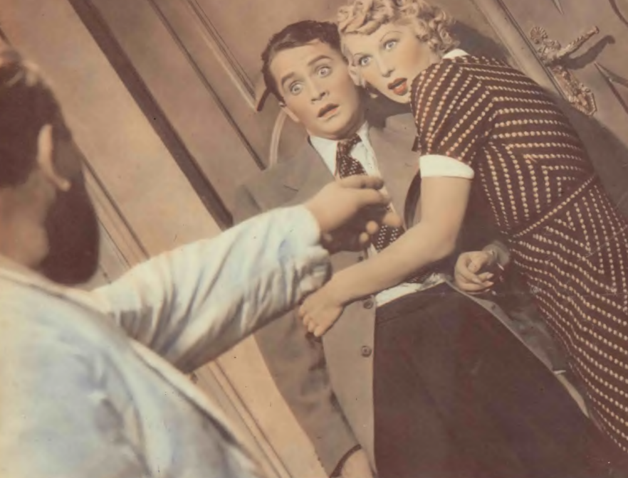 Ina Benita W. Łoziński w scenie z filmu Gehenna (Kino, nr 46, 1938)
