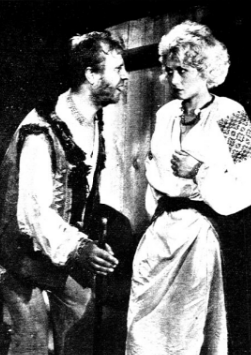 Ina Benita i Stanisław Sielański w filmie Przybłęda (1933)