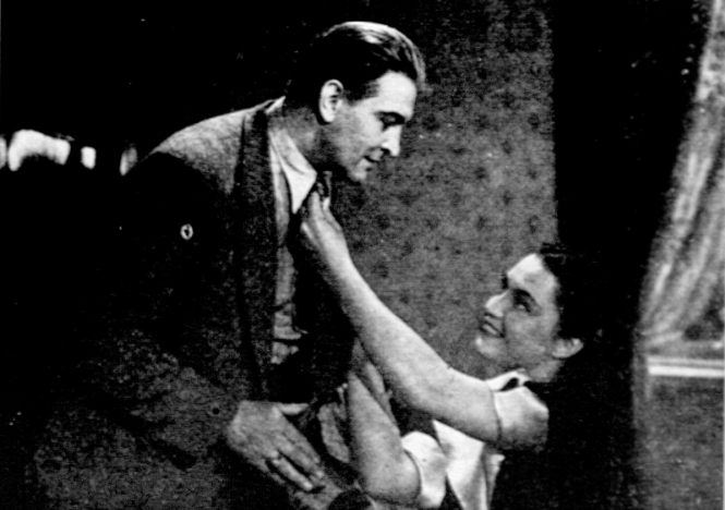 Irena Malkiewicz-Domańska i Franciszek Brodniewicz w filmie Przez łzy do szczęscia (1939)