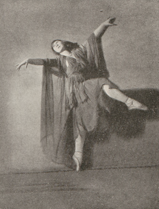 Irena Szymańska w balecie Bajka T. Wielki Warszawa 1923 (Świat nr 16 1923)