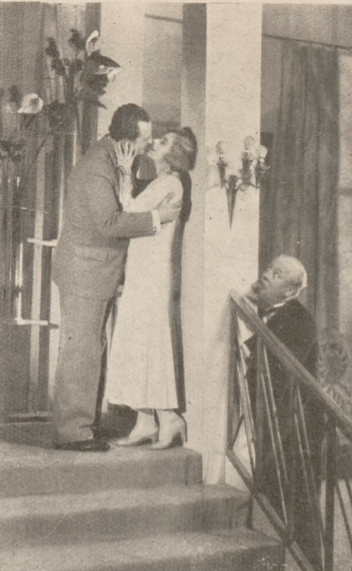 J. Leszczyński, B. Samborski, M. Kamińska w sztuce Romans ministerialny T. Polski Warszawa (Świat, nr 2, 1931)