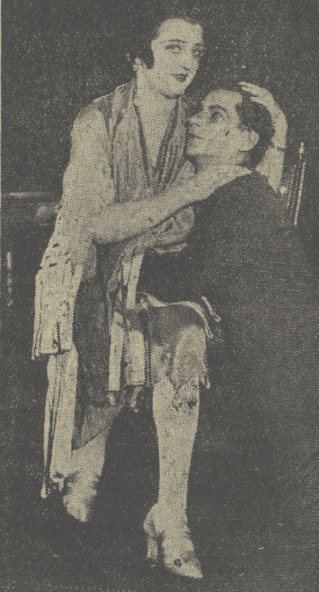 J. Macherska G. Cybulski w t. Perskie Oko (Kurier czerwony nr 282, 1925)