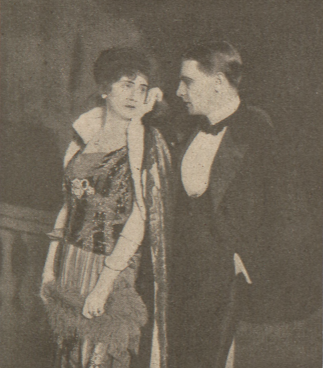 J.Szyllinżanka (Ada Calori), J. Osterwa (Kazimierz) w sztuce Colombina T. Rozmaitości Warszawa 1920 (Świat 1920, nr 9)