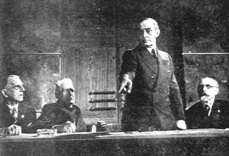 J.Węgrzyn w scenie z filmu Testament Profesora Wilczura (1939)