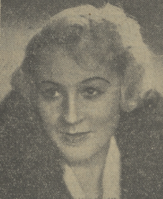 Janina Brochwóczówna (Dobry Wieczór! Kurier Czerwony nr 288, 1934)