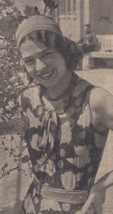 Janina Leitzkówna (Ilustracja polska nr 34, 1932)