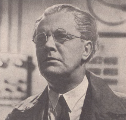 Jerzy Leszczyński w filmie Szpieg w masce (Ilustracja polska nr 36, 1933)
