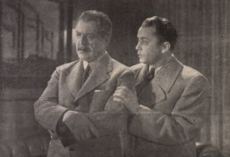 K. Junosza Stępowski W. Łoziński w filmie Druga młodość (Naokoło świata, nr 166 167 1938)