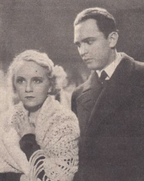 K. Lubieńska i A. Żabczyński w filmie Dzieje grzechu (Ilustracja polska nr 39, 1933)