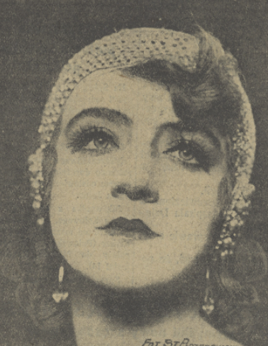 K. Niewiarowska w operetce Księżniczka dolarów T. Niewiarowskiej (Kurier Czerwony, nr 8, 1927)