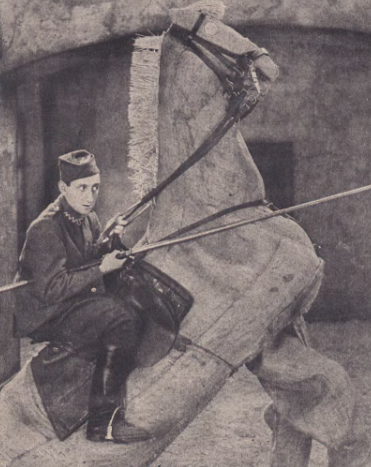 Kazimierz Krukowski w filmie Ułani ułani chłopcy malowani (Ilustracja Polska nr 65, 1931)