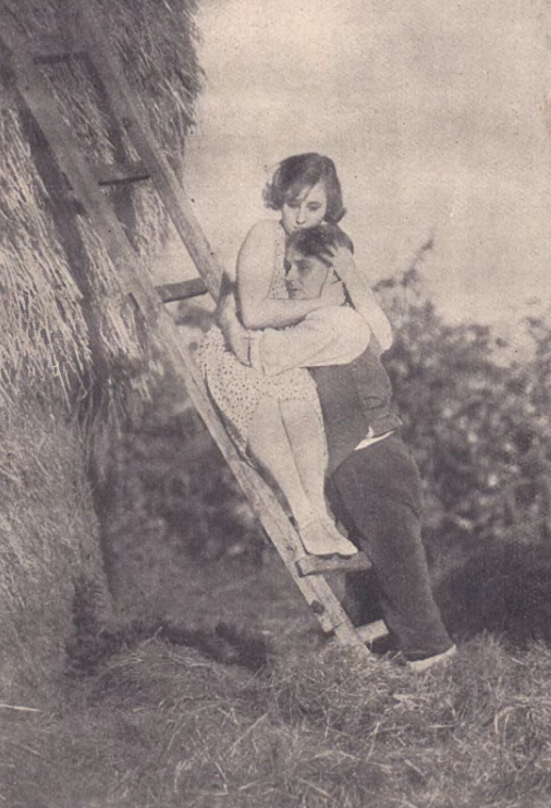 Krystyna Ankwicz i Mieczysław Cybulski w filmie Cham (Ilustracja Polska nr 61, 1931)