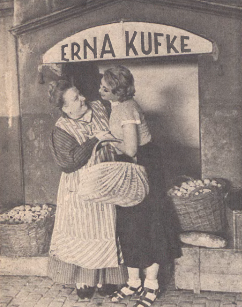 L. Bracka I. Benita w filmie Ludzie Wisły (Ilustracja Polska nr 44, 1936)