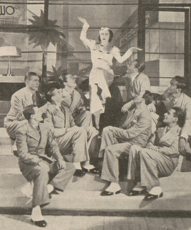 L. Halama w operetce Bal w Savoyu Teatr Wielka Operetka Warszawa (Świat, nr 4, 1934)