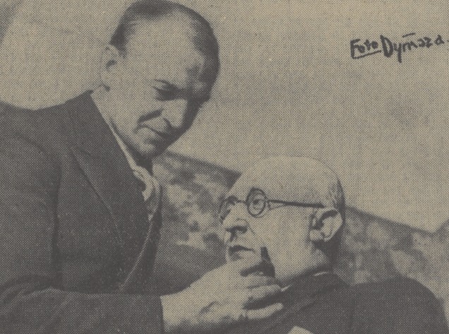 L. Lawiński i K. Narkiewicz (charakteryzator)(Kurier czerwony nr 67, 1932)